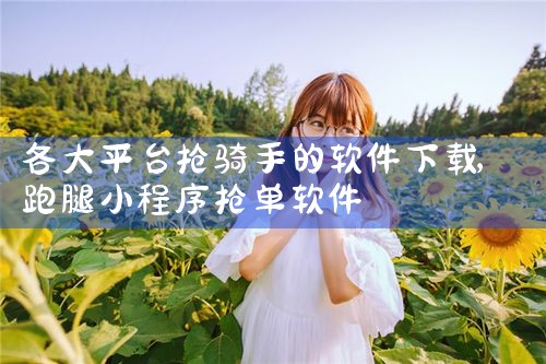 各大平台抢骑手的软件下载
