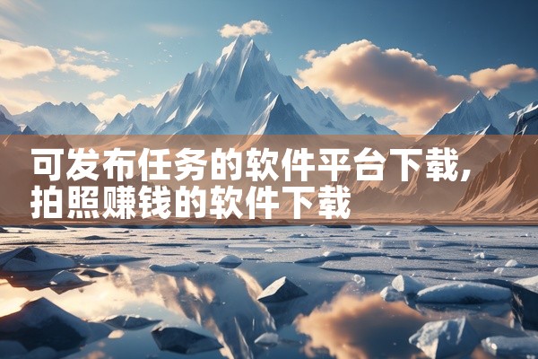 可发布任务的软件平台下载