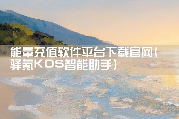 能量充值软件平台下载官网