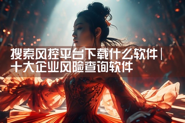 搜索风控平台下载什么软件